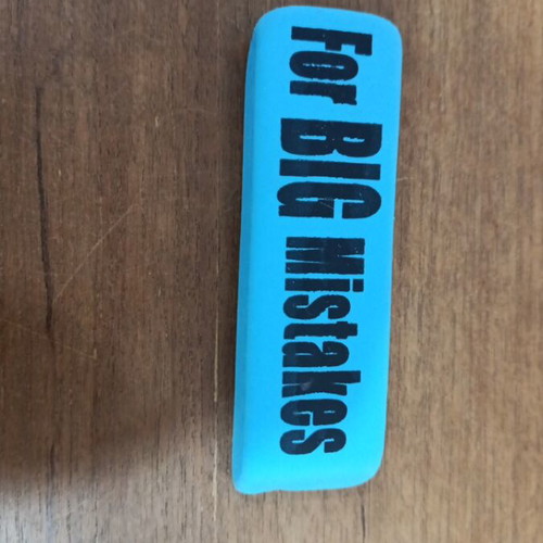 Eraser, jumbo size