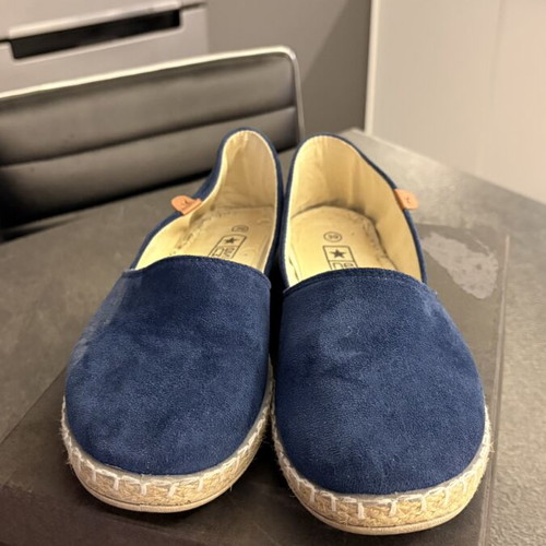Blue espadrilles size 39