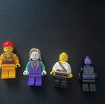 Lego figures used, pack