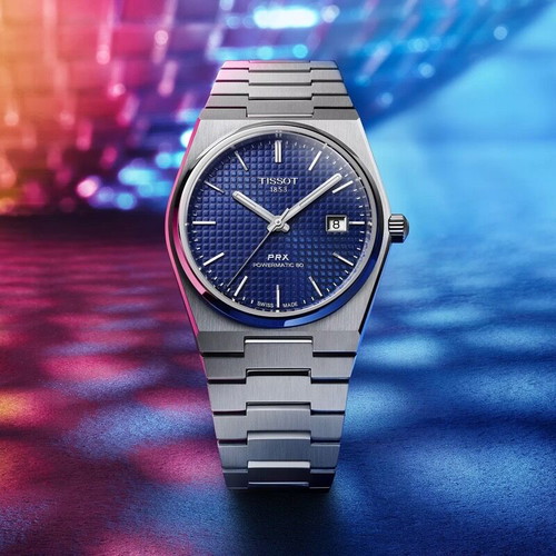 Tissot Prx Powermatic 80 Blue men's watch new