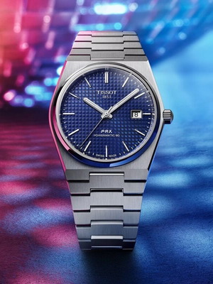 Tissot Prx Powermatic 80 Blue men's watch new
