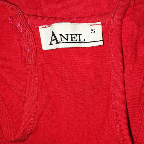Anel short red airy dress size S like new