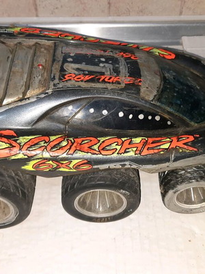 Tyco Scorcher 6x6 vintage 1993 radio-controlled car used