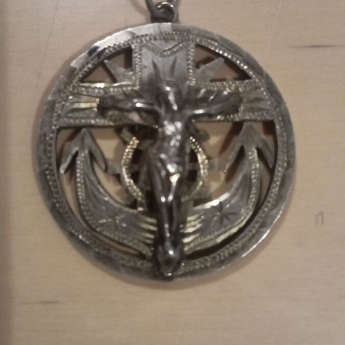 Cross from 1958 Spanish coin new
