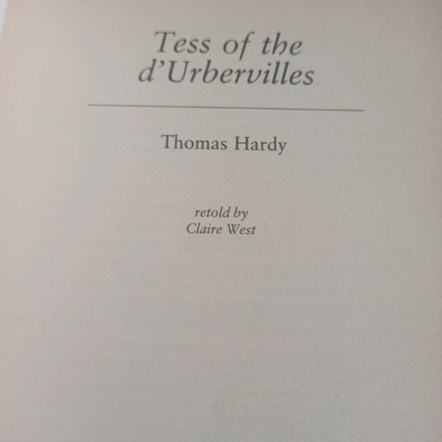 Book Tess of the d'Urbervilles by Thomas Hardy like new, English