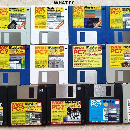 3.5" Floppy Disks Collection like new, 92 pcs with Media Box
