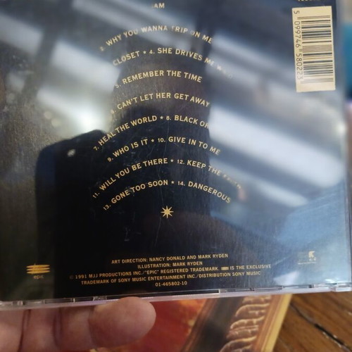 Michael Jackson Dangerous CD used