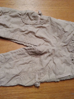 Zara pants with lining and buttons for diaper change for 9-12 months like new