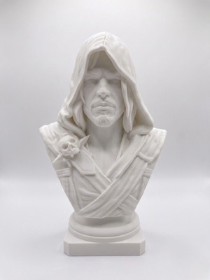 3D Printed Assassin’s Creed IV Edward Kenway Bust 17cm