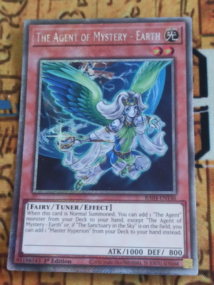 The Agent of Mystery - Earth κάρτα Yu-Gi-Oh!, Platinum Secret Rare