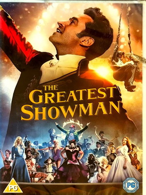 The Greatest Showman DVD μουσική κωμωδία με Hugh Jackman, αγγλικοί υπότιτλοι