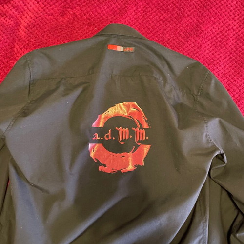 Versace jeans shirt with print and embroidery like new