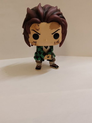 Tanjiri Kamado Demon Slayer Funko Pop used, broken sword, no box