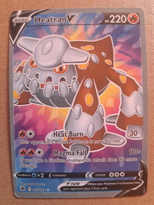 Pokémon TCG Heatran V Astral Radiance 165/189 Holo Full Art σαν καινούργιο