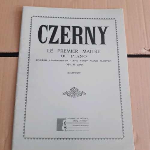 Czerny books opus 599 and opus 299 new from Gaitanou music publisher