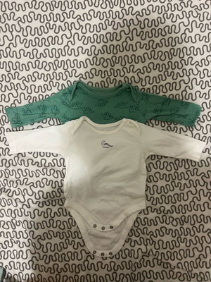 Κορμάκια ΡΚ2 Mothercare σαν καινούργια, βαμβακερά 100%, Νο 1-3 μηνών