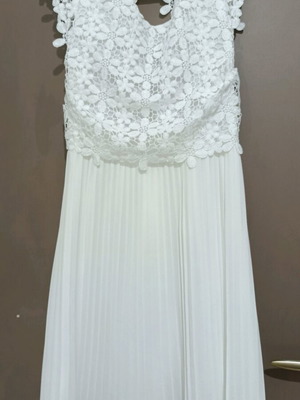 Mayoral White Girl's Dress Like New, Size 158-164 cm, Age 10-12