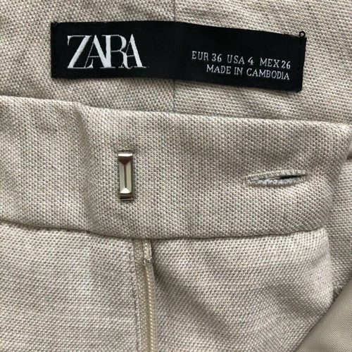 Zara women's pants like new, light gray, size S
