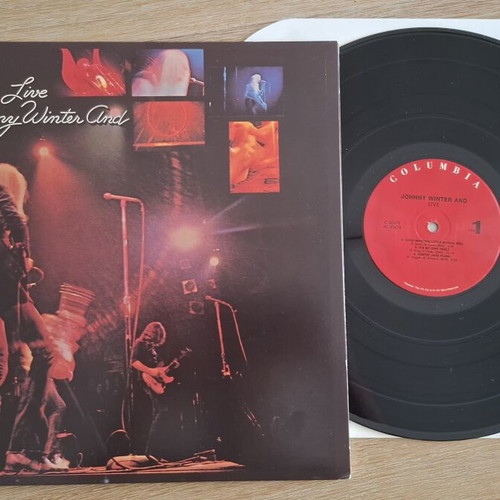 Johnny Winter Live gatefold LP
