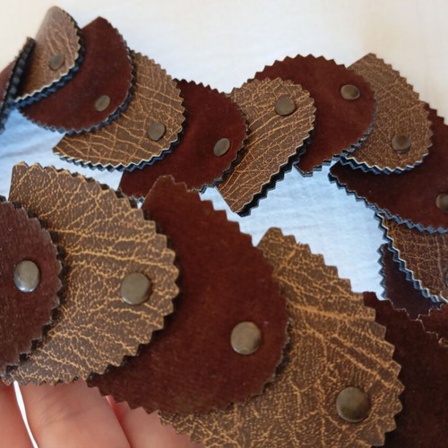 Women's belt like new, beige and brown, for dress or shirt