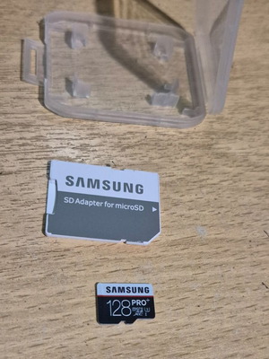 Samsung microSDXC 128GB Pro Plus+ like new with adapter