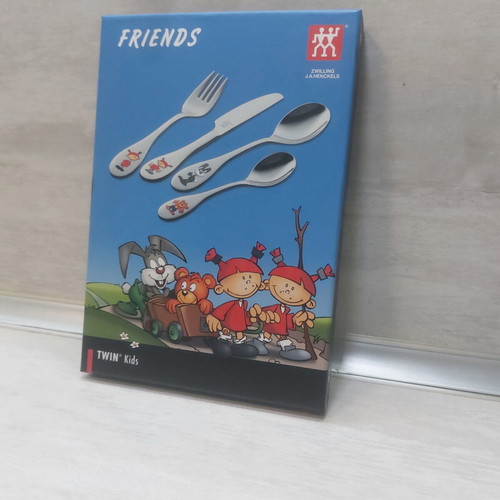 ZWILLING Twin Kids Friends children's cutlery set, 4 pieces, stainless steel 18/10
