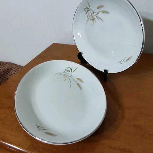 Oval serving platters KERAMIKOS used, classic design