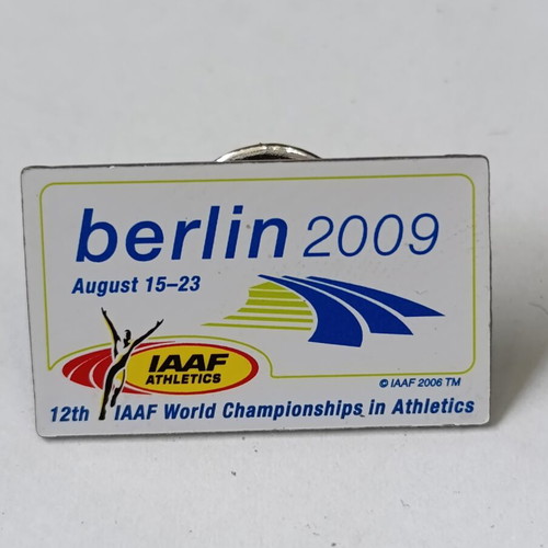 Berlin World Athletics IAAF 2009 Pin like new