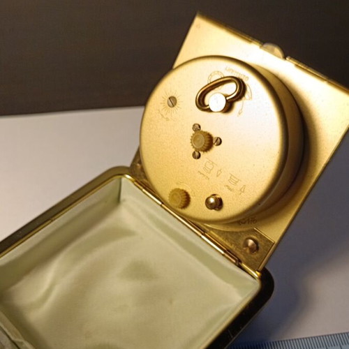 Europa travel clock analog used, 1970s