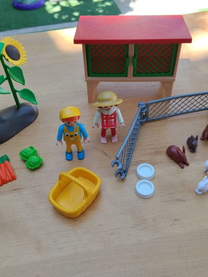 Playmobil Animal Rabbits Farm 3075 μεταχειρισμένο σετ δεκαετίας 90