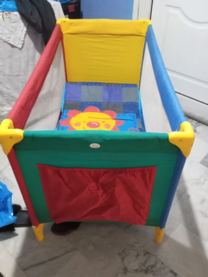 Playpen bed like new with mattress