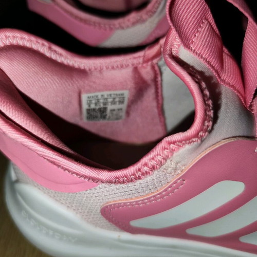 Adidas Tensaur Comfort AC shoes used, pink, size 38 2/3