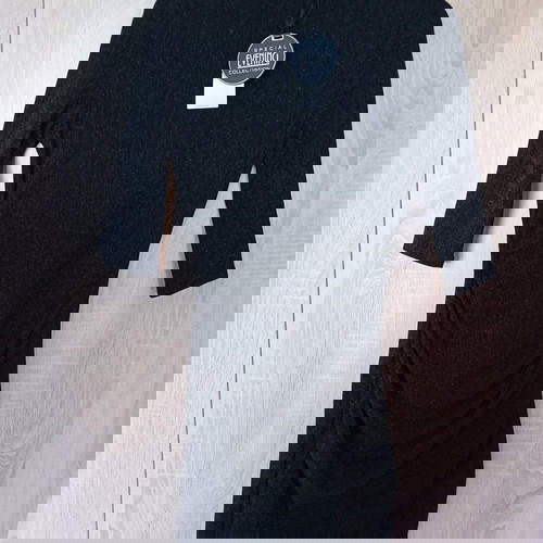 Дамска официална рокля нова, черна със сребърна нишка, размер 36