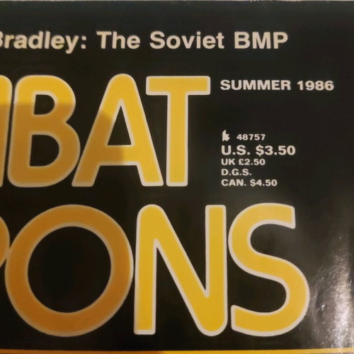 Combat Weapons magazine collectible, summer 1986, like new, English version