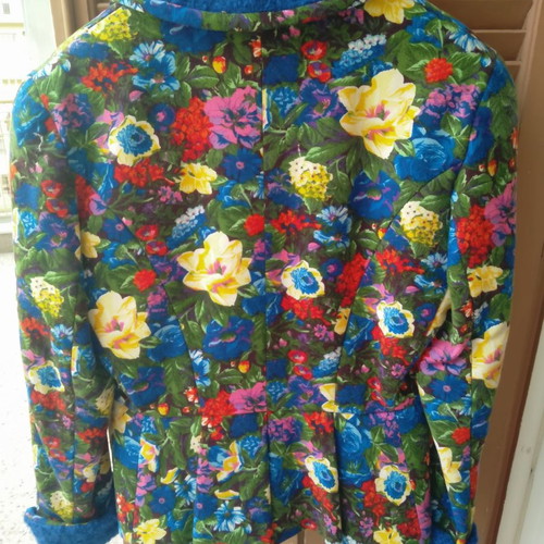 Kenzo women's jacket used, vintage floral wool