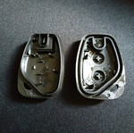 Renault car key shell new with two buttons