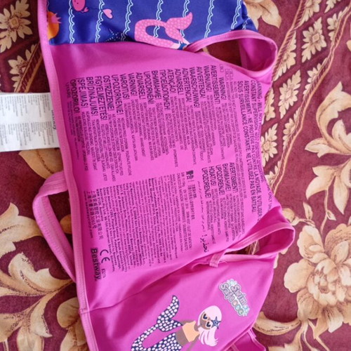 Swim vest mermaid for 11-18 kg, like new, pink
