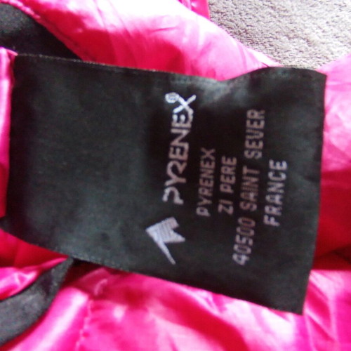 Pyrenex Treklight jacket restored, size S, colorful, two faces