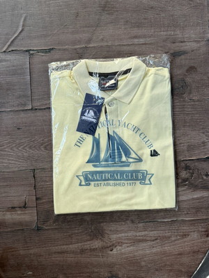 T-shirt new, yellow, size L