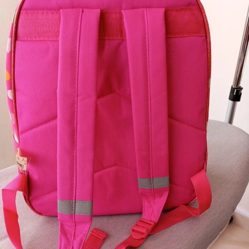 Patito Feo Patty school backpack, turquoise and fuchsia