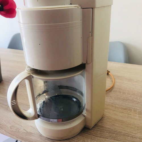 Moulinex Heliora filter coffee maker vintage, used with glass carafe