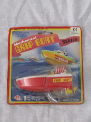 Vintage speedboat toy new, sealed in packaging