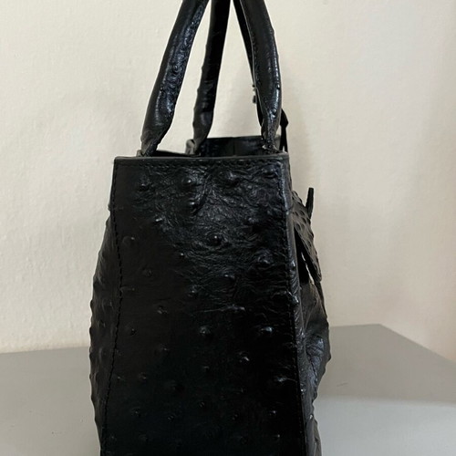 Furla handbag black and silver like new