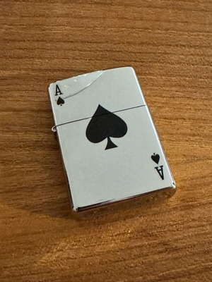 Αναπτήρας Zippo Spade Silver 24011 μεταχειρισμένος