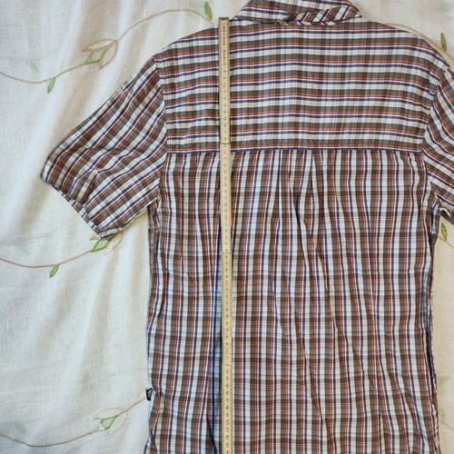 The North Face men's plaid short sleeve shirt size S like new