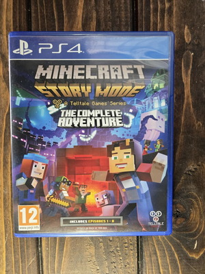 Minecraft Story Mode PS4 game, like new, complete adventure