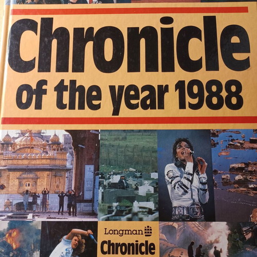 Chronicle of the year 1988 σκληρόδετο, σαν καινούργιο