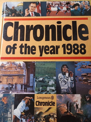 Chronicle of the year 1988 σκληρόδετο, σαν καινούργιο