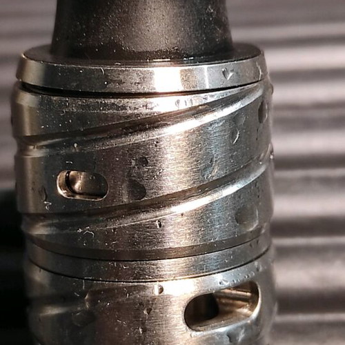 Cyclon RDA stainless steel by Fumytech used