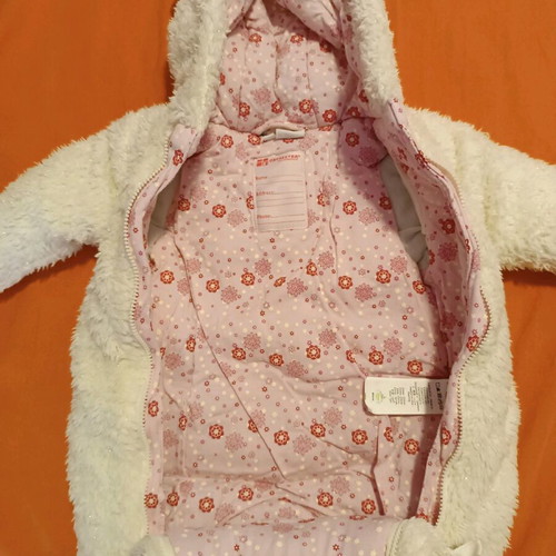 Baby girl exit suit like new, 1 month, 52 cm